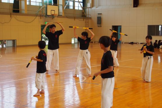 2024夏合宿　二日目　朝稽古　ヌンチャク2